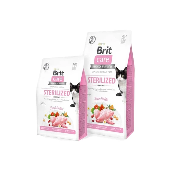 Brit Care Tahılsız Sterilised Sensitive Tavşanlı Kedi Maması