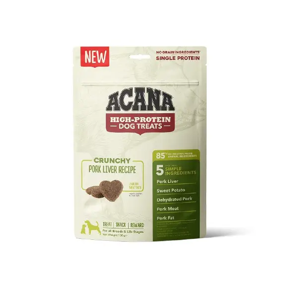 Acana Crunchy Pork Dog Treats 100 gr – Yüksek Proteinli Domuz Etli 